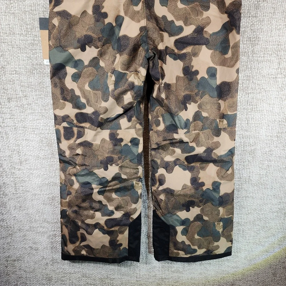 The North Face Freedom Utility Bibs Dryvent Youth L‎ 12 Camo Ski Snowboard NWT